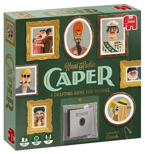 All details for the board game Caper and similar games