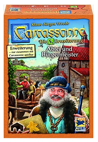 All details for the board game Carcassonne: Abbey & Mayor (5th Expansion) and similar games