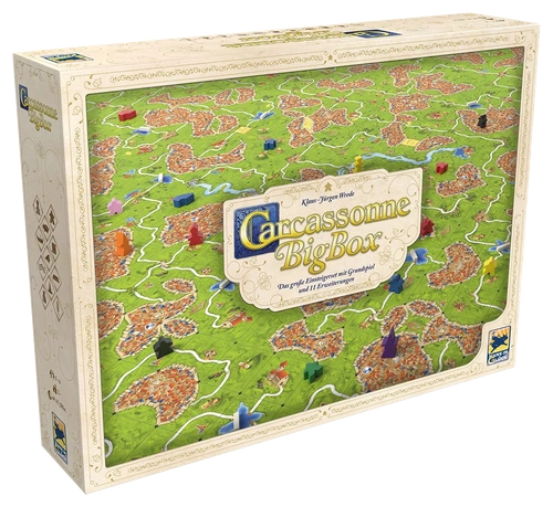 All details for the board game Carcassonne Big Box 7 (2021 Edition) and similar games