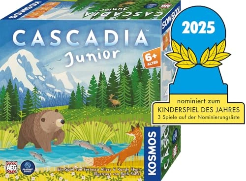 All details for the board game Cascadia Junior and similar games
