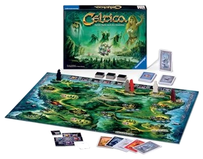All details for the board game Celtica and similar games