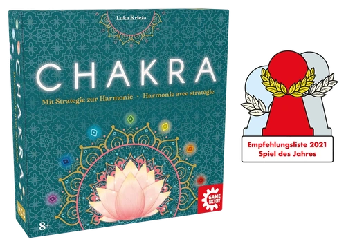 All details for the board game Chakra and similar games