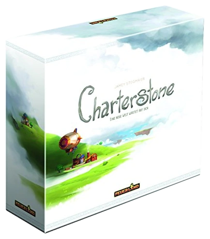 All details for the board game Charterstone and similar games