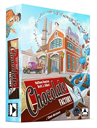 All details for the board game Chocolate Factory and similar games