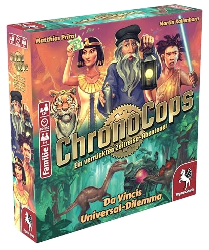 All details for the board game ChronoCops: Da Vinci's Universal Dilemma and similar games