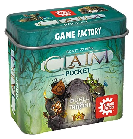 All details for the board game Claim Pocket and similar games