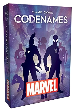All details for the board game Codenames: Marvel and similar games