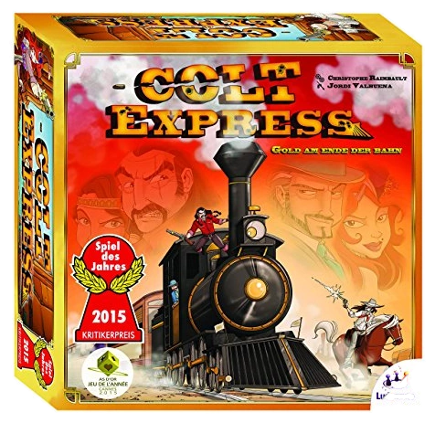 All details for the board game Colt Express (Spiel des Jahres 2015 winner) and similar games
