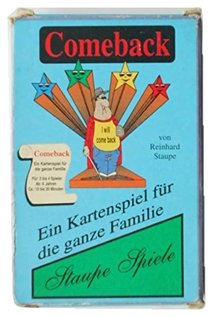 All details for the board game Comeback and similar games