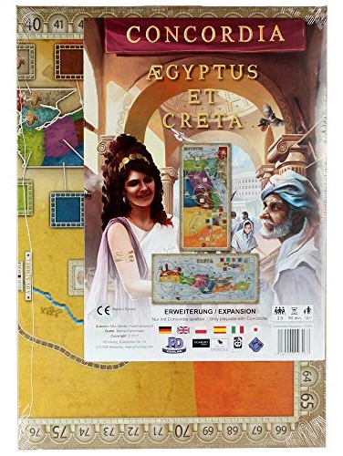 All details for the board game Concordia: Aegyptus / Creta and similar games