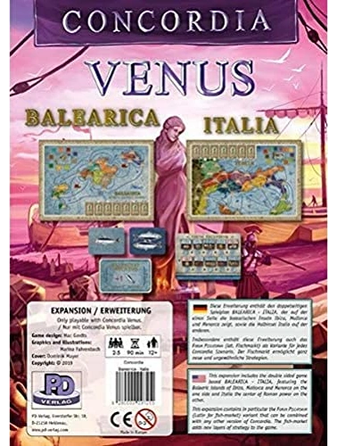 All details for the board game Concordia Venus: Balearica / Italia and similar games