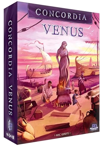 All details for the board game Concordia Venus and similar games