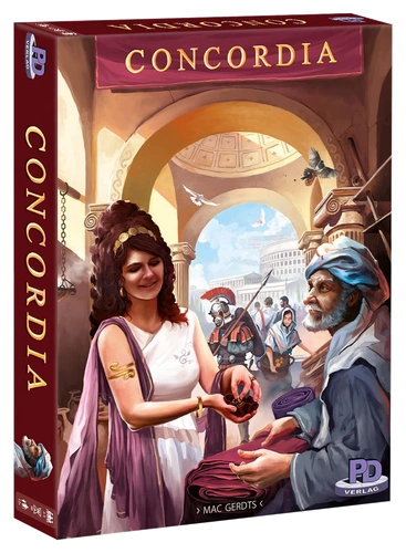 All details for the board game Concordia and similar games