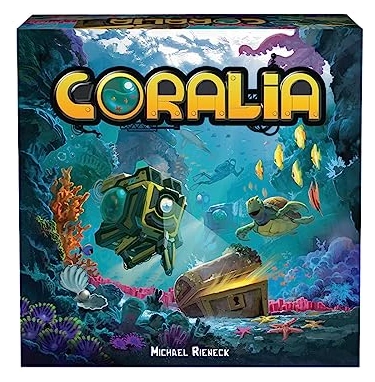 All details for the board game Coralia and similar games
