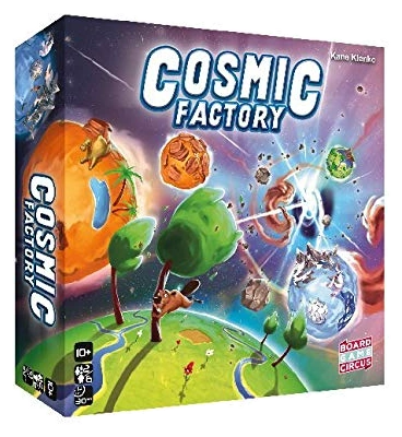 All details for the board game Cosmic Factory and similar games