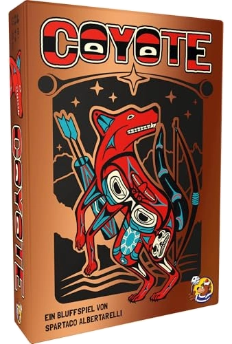 All details for the board game Coyote and similar games