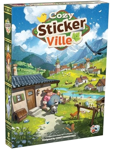 All details for the board game Cozy Stickerville and similar games