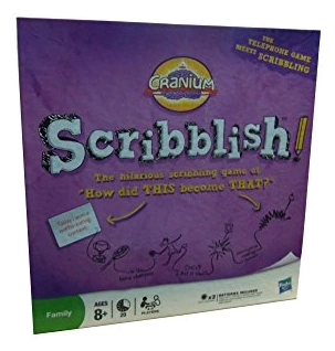 All details for the board game Cranium Scribblish and similar games