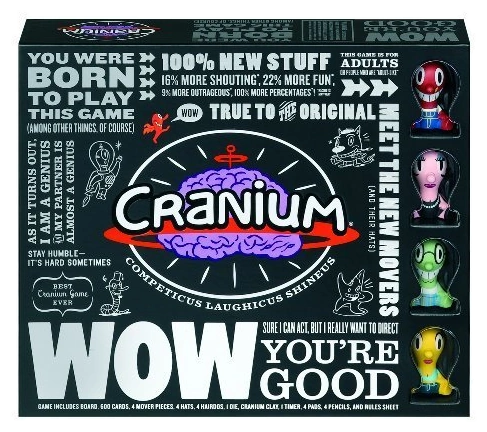 All details for the board game Cranium WOW and similar games