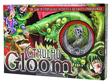 All details for the board game Cthulhu Gloom and similar games