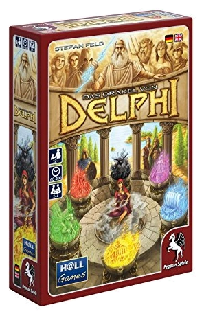 All details for the board game The Oracle of Delphi and similar games