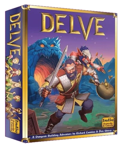 All details for the board game Delve and similar games