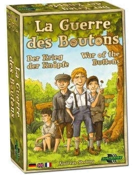 All details for the board game War of the Buttons and similar games