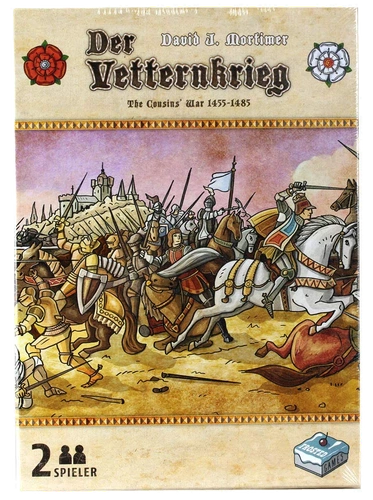 All details for the board game The Cousins' War and similar games