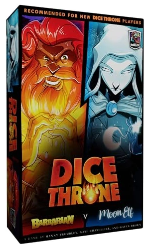 All details for the board game Dice Throne: Season One ReRolled – Barbarian v. Moon Elf (Expansion - Fight No 1) and similar games