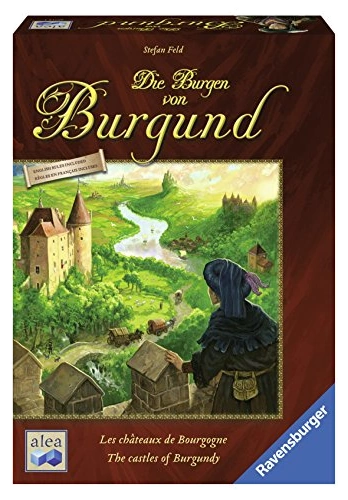 All details for the board game The Castles of Burgundy and similar games