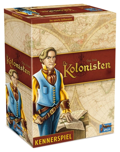 All details for the board game The Colonists and similar games