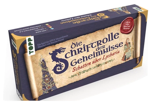 All details for the board game Die Schriftrolle der Geheimnisse: Schatten über Lysharia and similar games