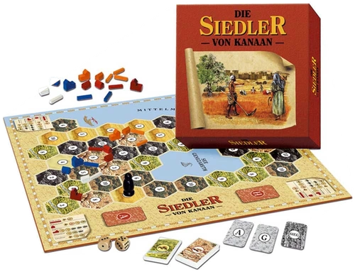 All details for the board game The Settlers of Canaan and similar games
