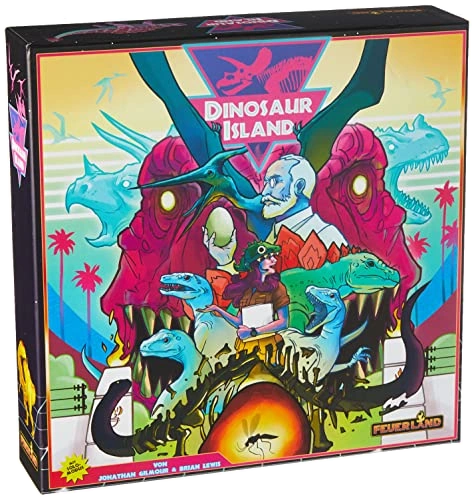 All details for the board game Dinosaur Island and similar games