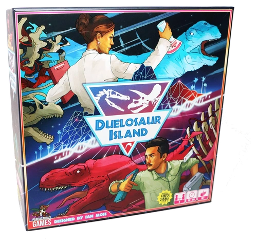 All details for the board game Duelosaur Island and similar games