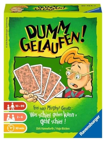 All details for the board game Dumm gelaufen! card game and similar games