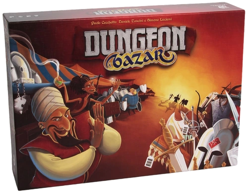 All details for the board game Dungeon Bazar and similar games