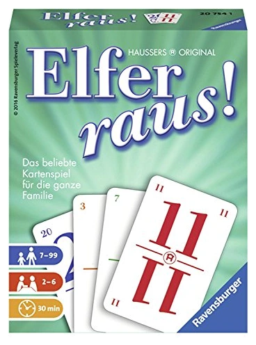 All details for the board game Elfer raus! and similar games