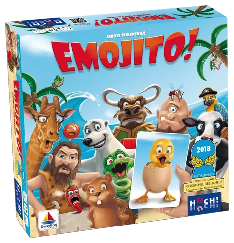 All details for the board game Emojito! and similar games