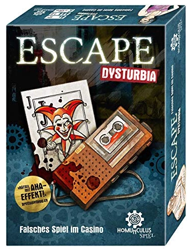 All details for the board game ESCAPE Dysturbia: Falsches Spiel im Casino and similar games