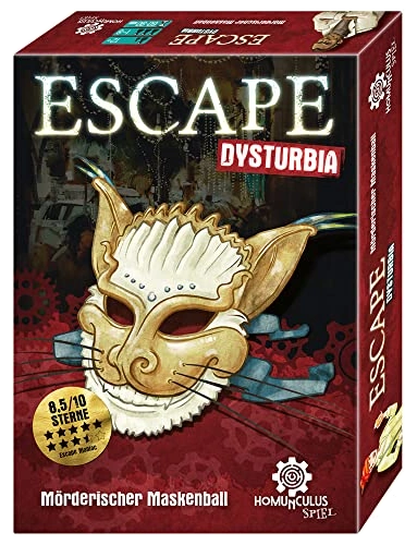 All details for the board game ESCAPE Dysturbia: Mörderischer Maskenball and similar games