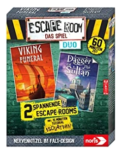 All details for the board game Escape Room: The Game Duo 3 - Viking Funeral & Dagger of the Sultan and similar games