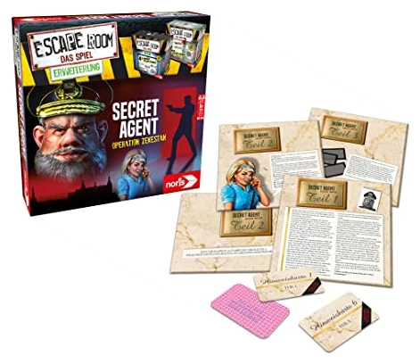 All details for the board game Escape Room: The Game – Secret Agent (Expansion) and similar games