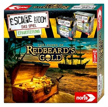 All details for the board game Escape Room: The Game – The Legend of Redbeard's Gold (Expansion) and similar games