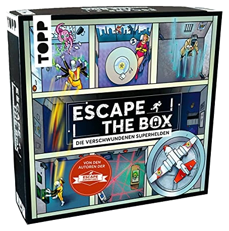 All details for the board game Escape the Box: Die verschwundenen Superhelden and similar games