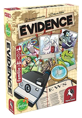 All details for the board game Evidence and similar games