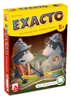 All details for the board game Exacto and similar games