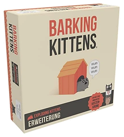 All details for the board game Exploding Kittens: Barking Kittens (3rd Expansion) and similar games