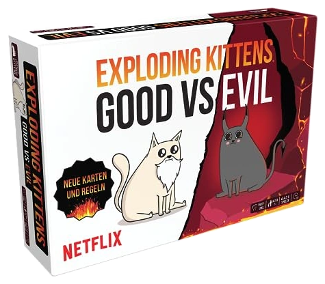 All details for the board game Exploding Kittens: Good Vs Evil and similar games