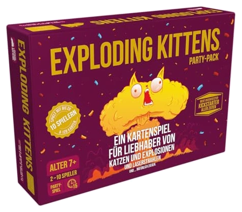 All details for the board game Exploding Kittens: Party Pack and similar games